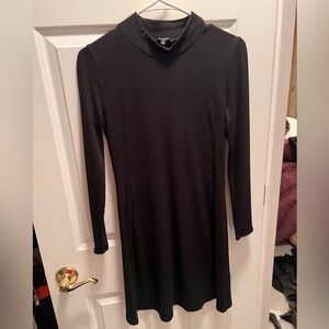 Madewell Black Long Sleeve Dress